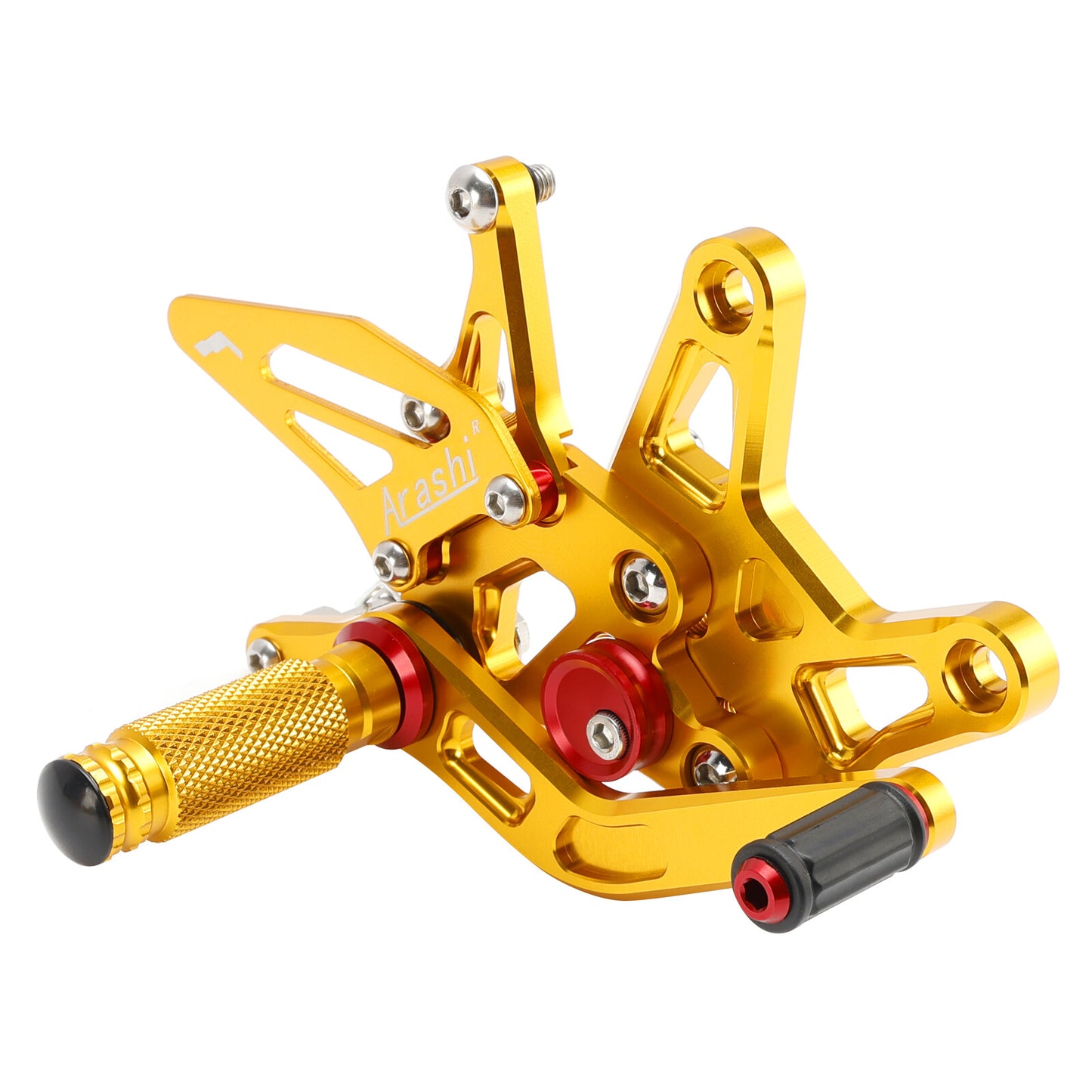 CNC Aluminum Rearsets Footpegs Gold Fits Kawasaki Ninja ZX6R ZX636 2024-25