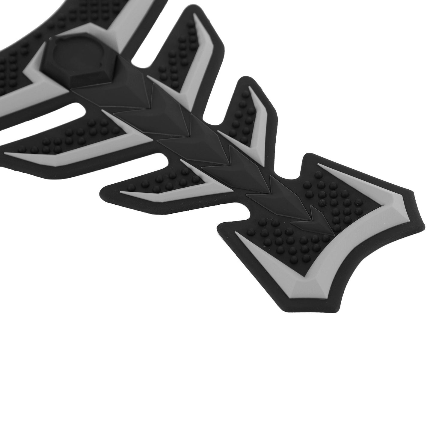 Motorcycle Sport Bike Gas TANK PAD Cover Decal Protector Sticker Black-Gray