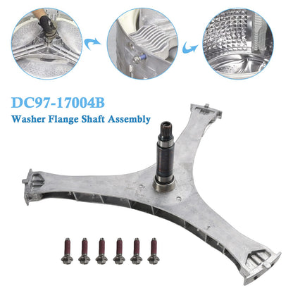 DC97-17004B Washing Machine Flange Shaft Assembly for Samsung  6 Screws.*