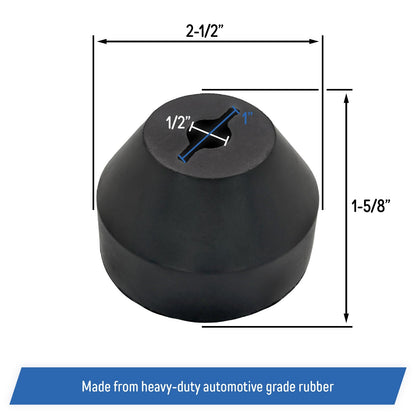 Rubber Winch Line Stopper, Synthetic Cable Line Saver for Jeep ATV UTV ORV (2)