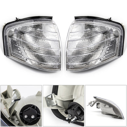 For Mercedes Benz C Class W202 1994-2000 Pair Corner Lights Turn Signal Lamps
