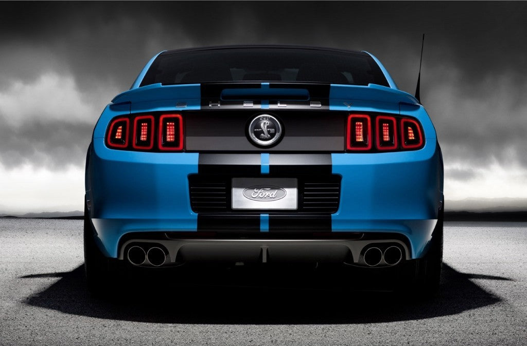 11" BLACK CARBON FIBER VINYL RALLY STRIPES RACING STRIPE For FORD MUSTANG COBRA