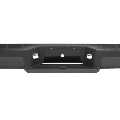 Solid Spare For Ford Ranger Styleside 1993-2011 Black Steel Rear Bumper Assembly Face Bar
