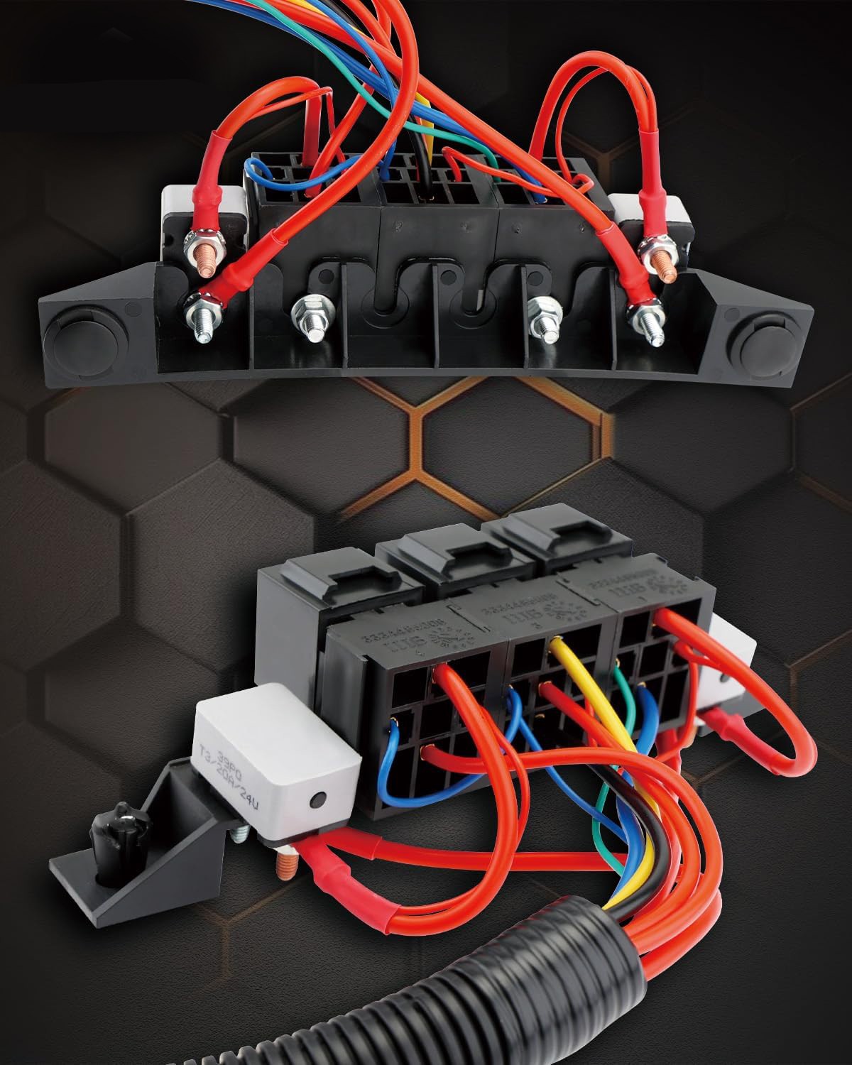 Electric Fan Dual Speed Control Wiring Harness For 99-07 Chevy Silverado Sierra