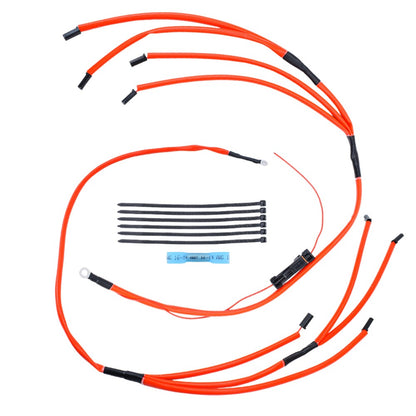 NEW 1200°F Insulated Glow Plug Harness Red FOR CHEVROLET GMC 6.5L Turbo Diesel