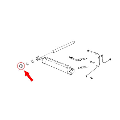 Tilt Trim Cylinder Pivot Pin Cap for Volvo Penta OMC Cobra - 3857522, 0778214