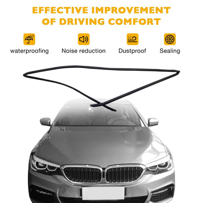 Rear Windshield Upper Moulding Trim Seal For 2004-10 BMW 5 Series 51317027916