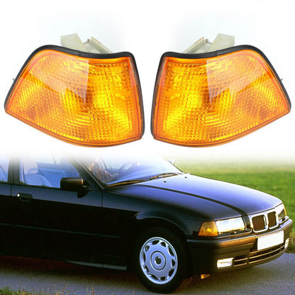 Corner Lights For BMW E36 3-Series 4Dr Sedan/Hatchback 1992-1998 Amber UE