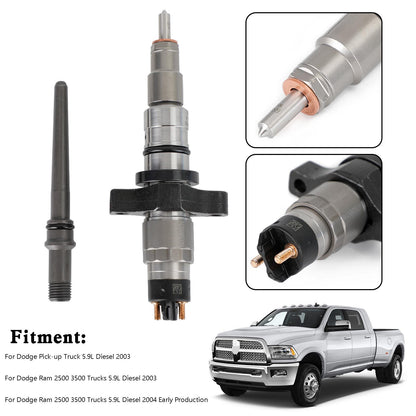 1PCS Common Rail Fuel Injector 0445120255 fit Dodge Ram 2500 2003-2004 Cummins Y