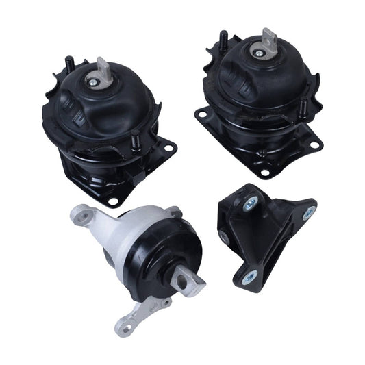 Solid Spare For Acura MDX, Honda Pilot 9 Speed Engine Motor & Transmission Mount 4Pcs Set
