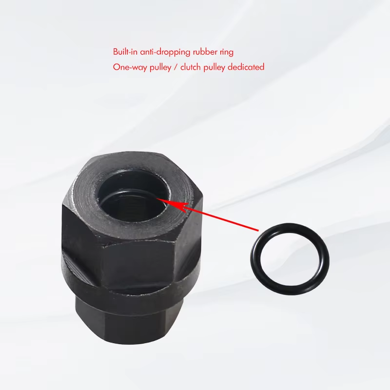 2PCS Pulley Removal Tool 33 Spline Hexagon Alternator Clutch Free Wheel For Car