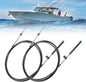 2Pcs 18FT Outboard Throttle Shift Control Cables GEN 1 For Mercury MerCruiser