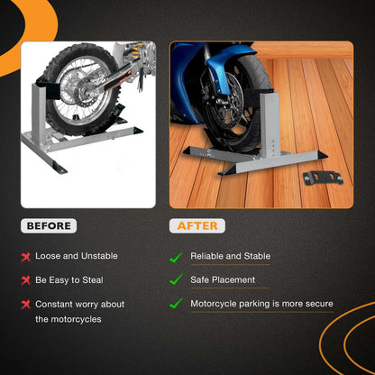 Motorcycle Trailer Stop Adapter Kit For Pit-Stop Wheel Chock System TK-3000