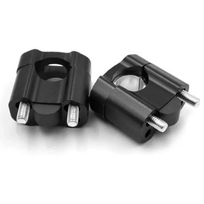 Motorcycle Handlebar Fat Bar Mount Clamps Risers Adaptor 7/8" 1/8" Dirt Pit Bike