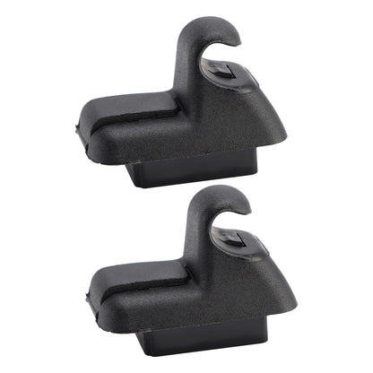 2x Black Sun Visor Clip 1RF14DX9AB Fit For Chrysler 300 Dodge Charger 2011-2020
