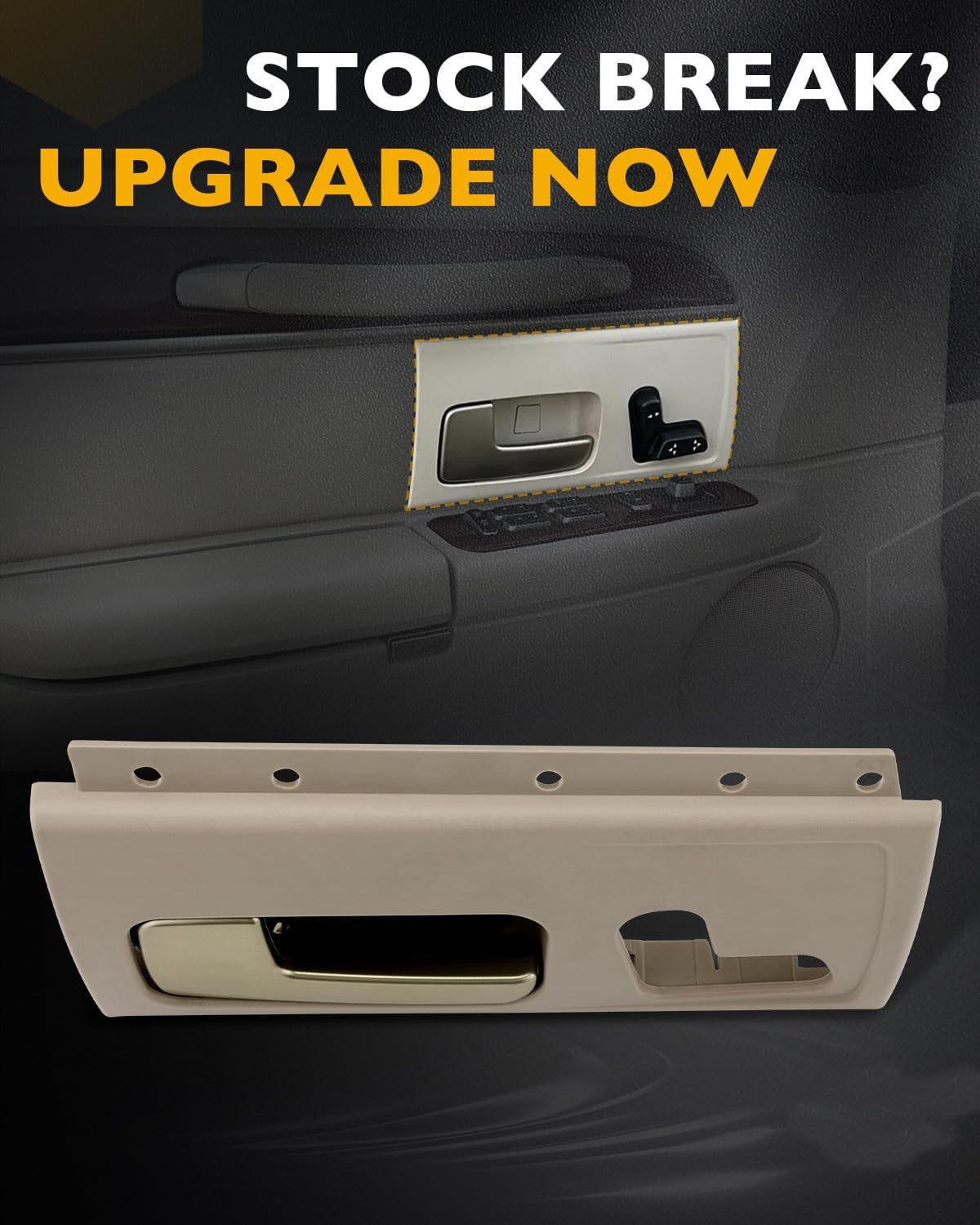 80472 Front Driver Inside Interior Door Handle LH Fit 2003-2011 Lincoln Town Car