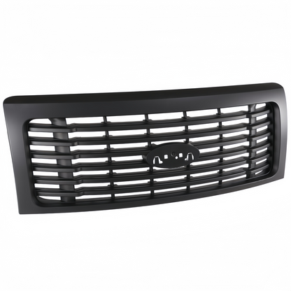 For Ford F-150 2009-2014 Front Upper Grille Assembly Matte Black AL3Z8200DPTM