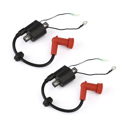 2x Outboard Engine Ignition Coil fit for Yamaha 40hp 40X E40X MHL 66T-85570-00 E