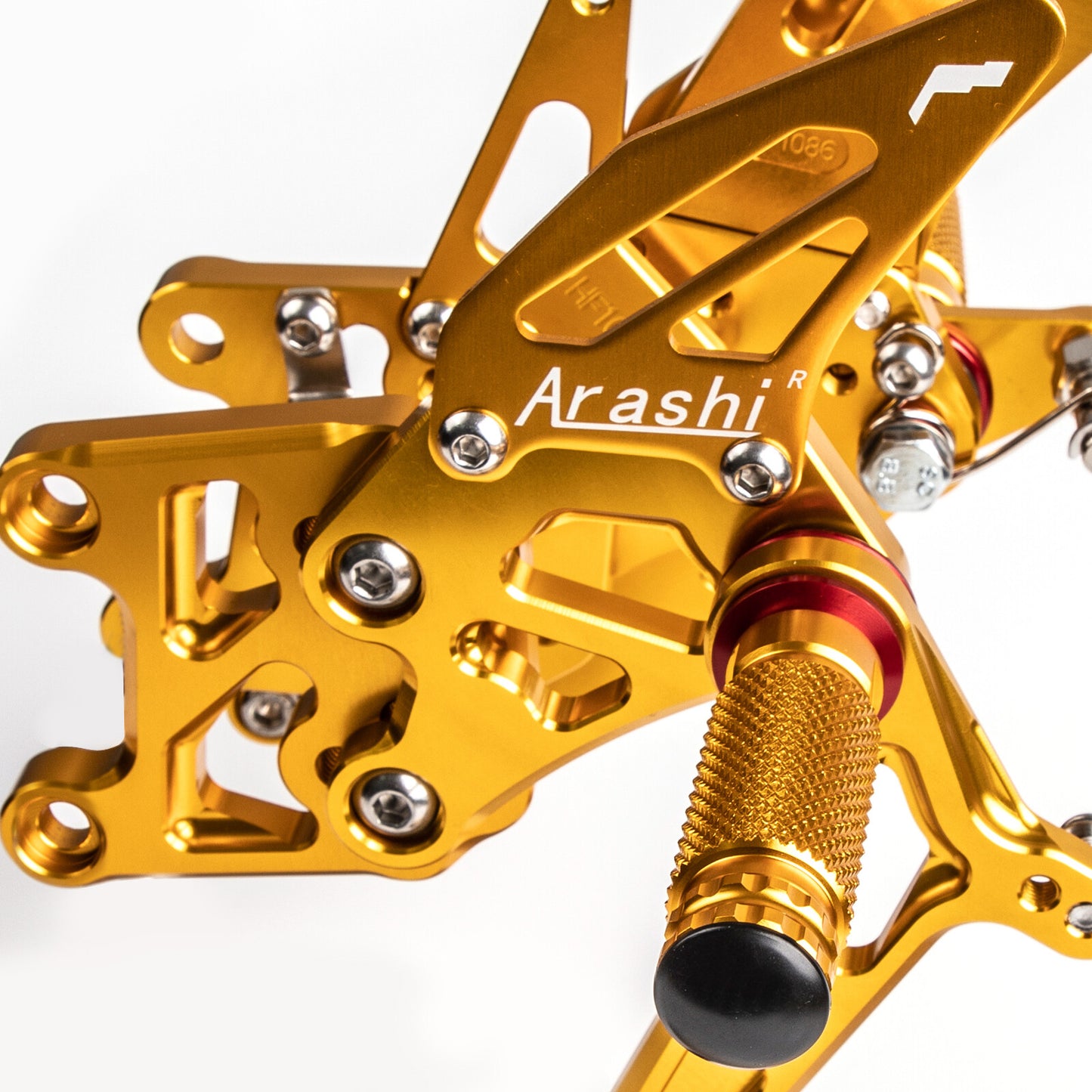 CNC Aluminum Rearsets Footpegs Gold For Honda CBR 600 RR RRA PC40 2009 - 2022