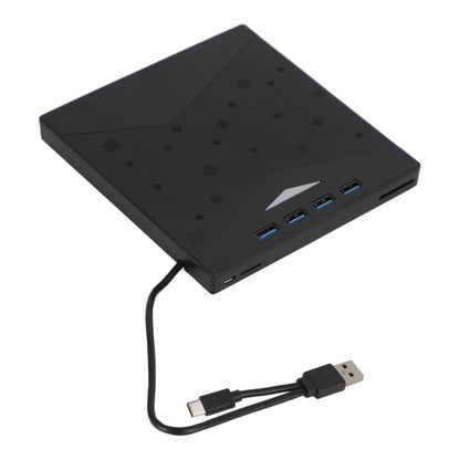 7 in 1 External CD/DVD Burner Drive USB 3.0 Type-c Type A CD-ROM Laptop