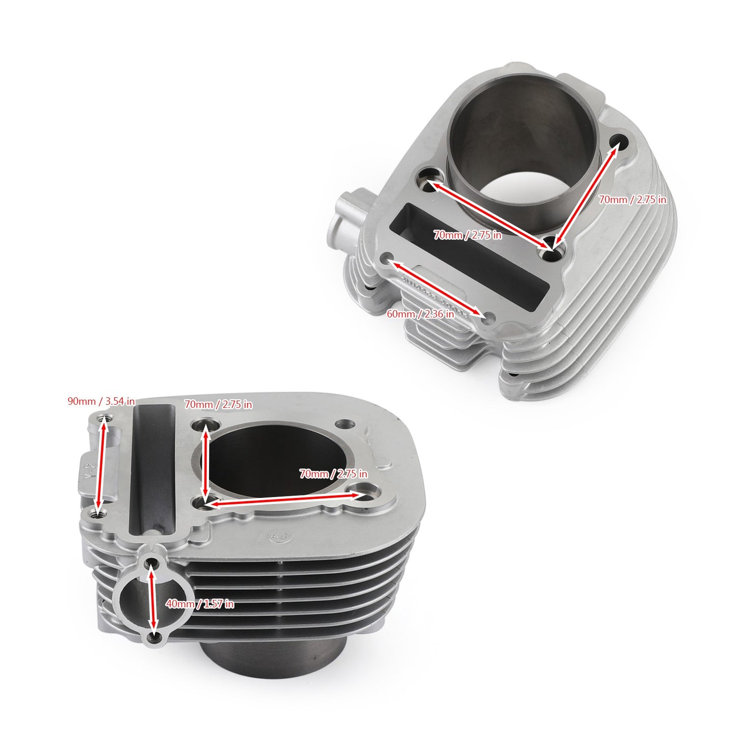 CYLINDER PISTON RINGS TOP END KIT SET Fit for Yamaha TTR225 TTR230 XT225 92-16
