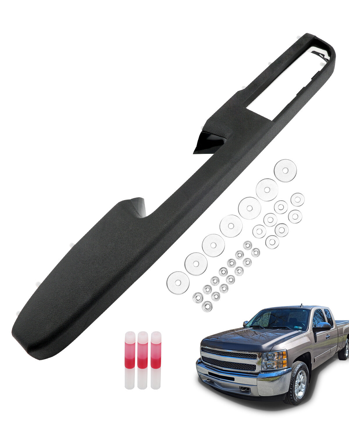 Driver Armrest Repair Set Fit 10-14 Chevy Silverado GMC Sierra 1500 2500 3500 HD