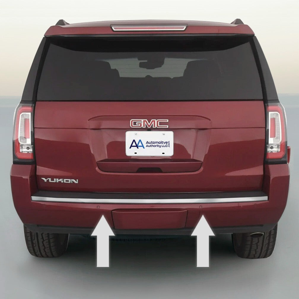 CHROME REAR BUMPER TRUNK TRIM MOLDING For 2015-2020 GMC YUKON / YUKON XL