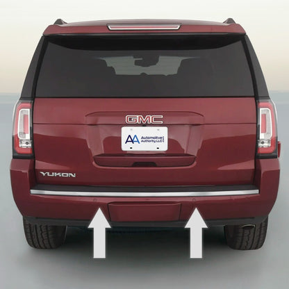 CHROME REAR BUMPER TRUNK TRIM MOLDING For 2015-2020 GMC YUKON / YUKON XL