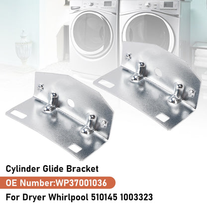 2x Cylinder Glide Bracket WP37001036 For Dryer  510145 1003323 37001036