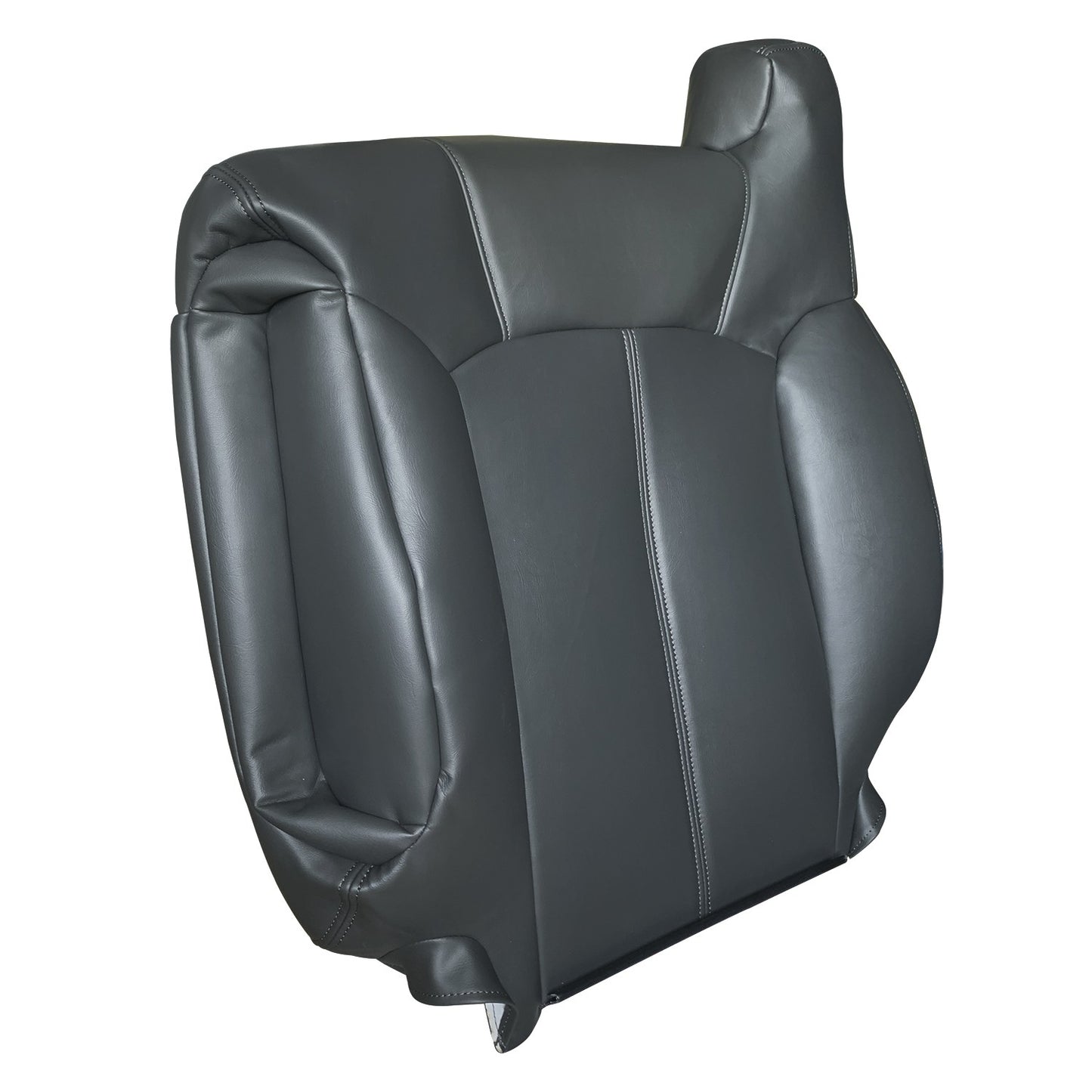 Driver & Passenger Leather seat cover Black For 1999 - 2002 Silverado GMC Sierra