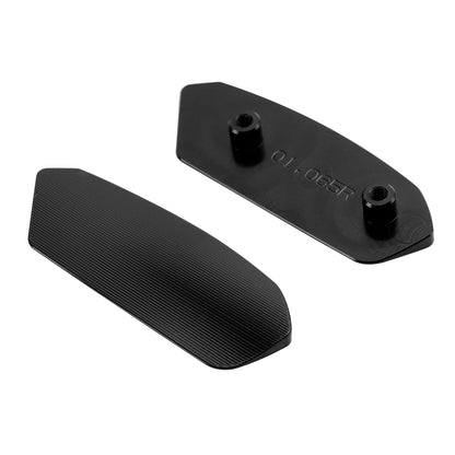 ALU MIRROR BLOCK OFF PLATES HOLE CAPS BLACK FOR SUZUKI GSXR1000 / R / ABS 17-24