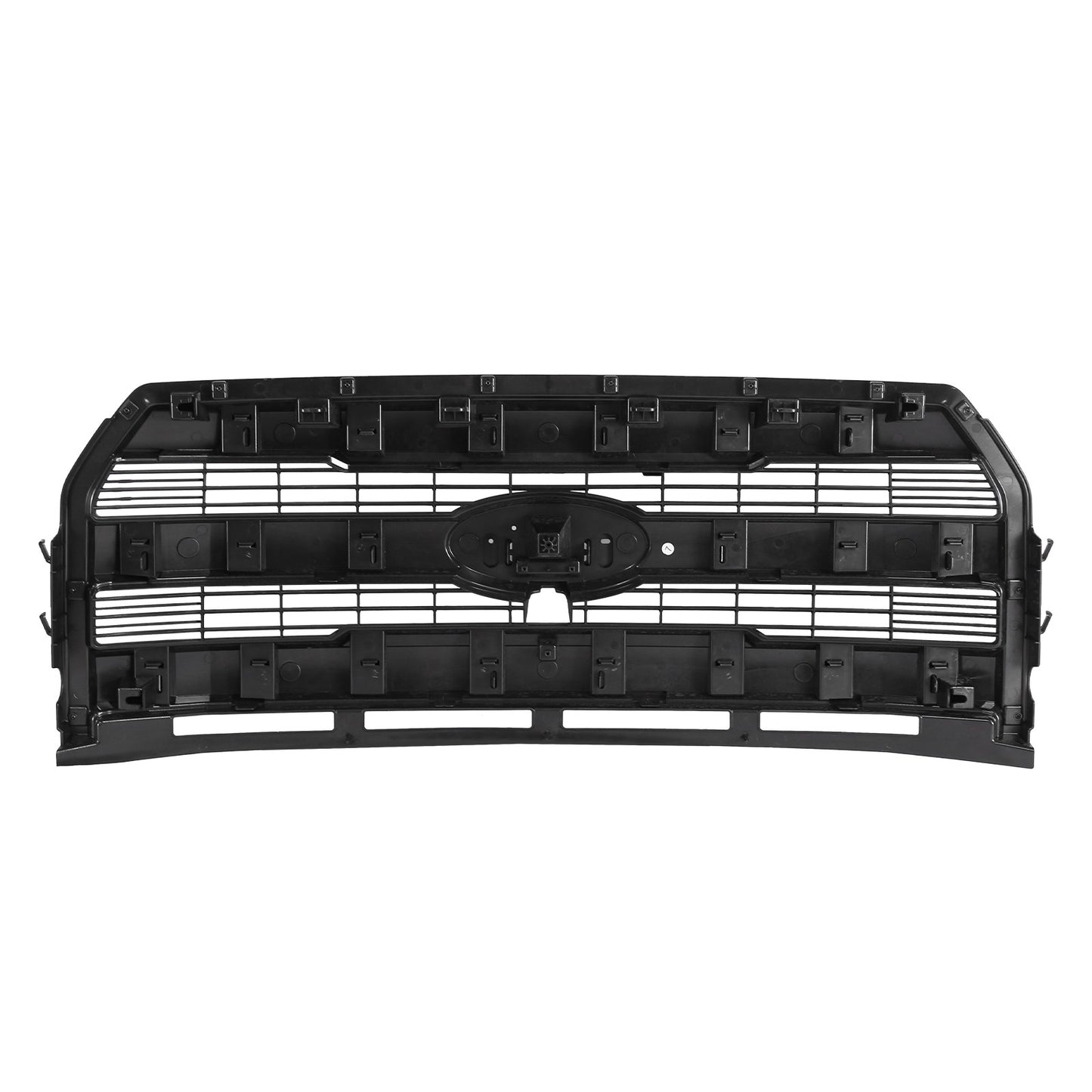 King Ranch Style Front Grille W/Camera Hole Matte Black For Ford F150 2015-2017