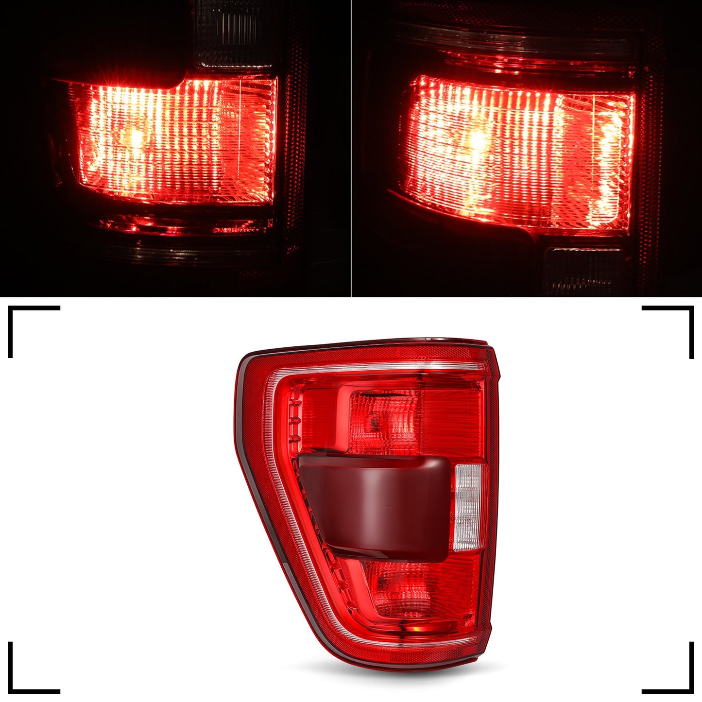 For Ford F150 F-150 XLT 2021-2023 Tail Light Brake Lamp Driver Side W/Blind Spot