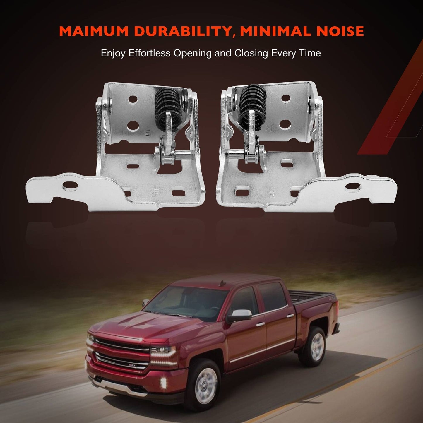 Lower Door Hinge Driver ＆ Passenger Side For 2007-14 Chevy Silverado GMC Sierra