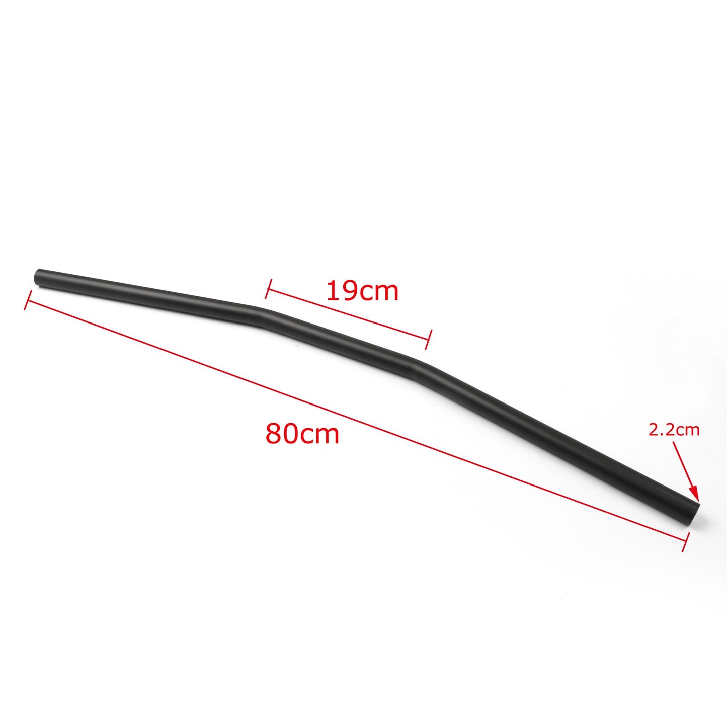 Black Cafe Racer Ace Clubman 7/8" Handlebar Bar CB GS XS 650 750 850 900 AT NEW