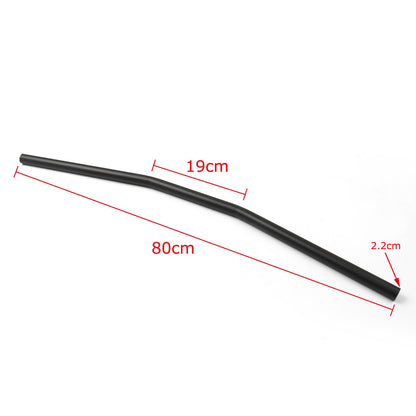 Black Cafe Racer Ace Clubman 7/8" Handlebar Bar CB GS XS 650 750 850 900 AT NEW