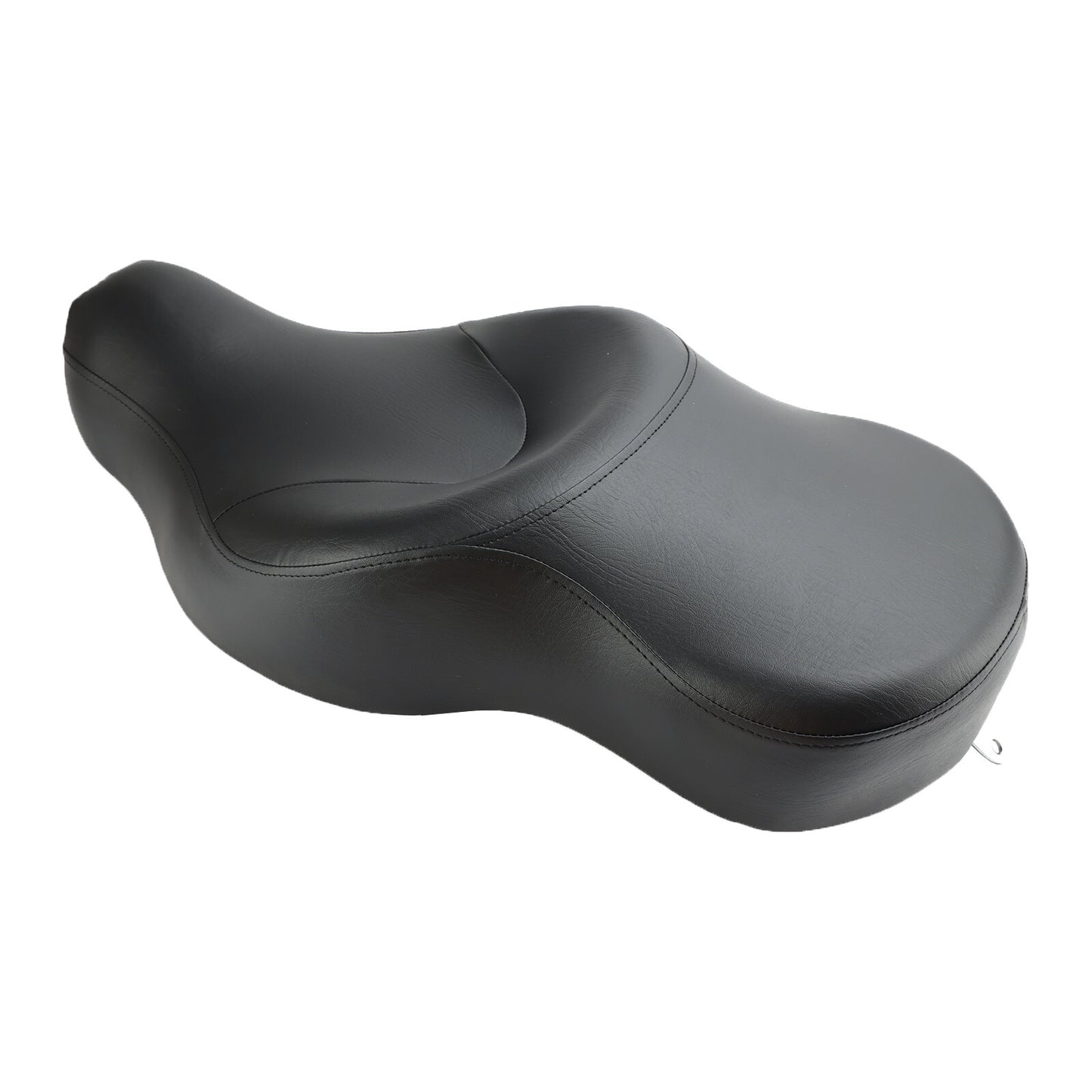 Leather Driver&Passengereat 2-up Forportster XL883N XL1200N 2004-2018 Black