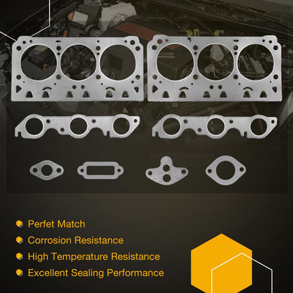 3.8L MLS Head Gasket Set with Bolts For 1997-05 Chevrolet Impala Pontiac Buick