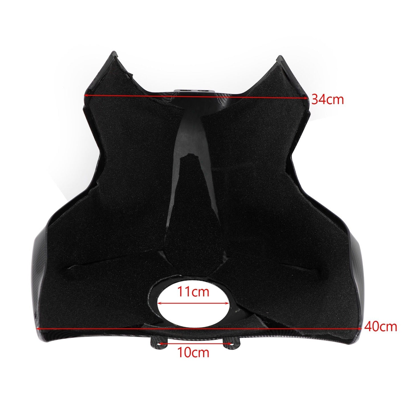 Gas Tank Cover Trim Fairing Cowl For Yamaha MT-09 MT09 FZ09 2017-2020 Carbon #3,