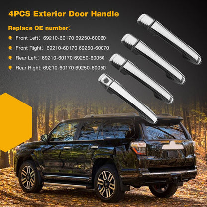 Exterior Door Handle Driver Passenger Side For 10-21 Toyota 4Runner Lexus GX460