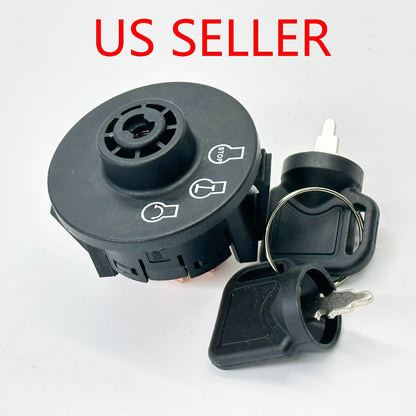 Ignition Switch For Toro ZMaster TimeCutter Titan Exmark w/ 2 KEYS 117-2221