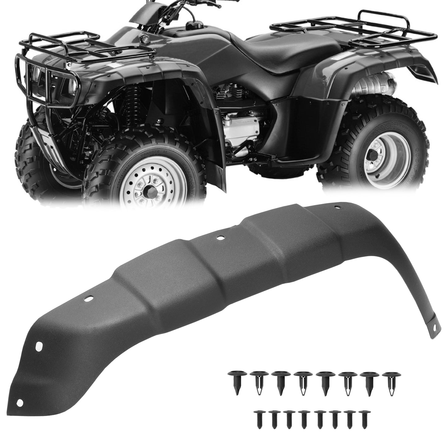 Solid Spare For Honda Rancher TRX350 Fender Splash Guard LH Front 2000 2001 2002 2003