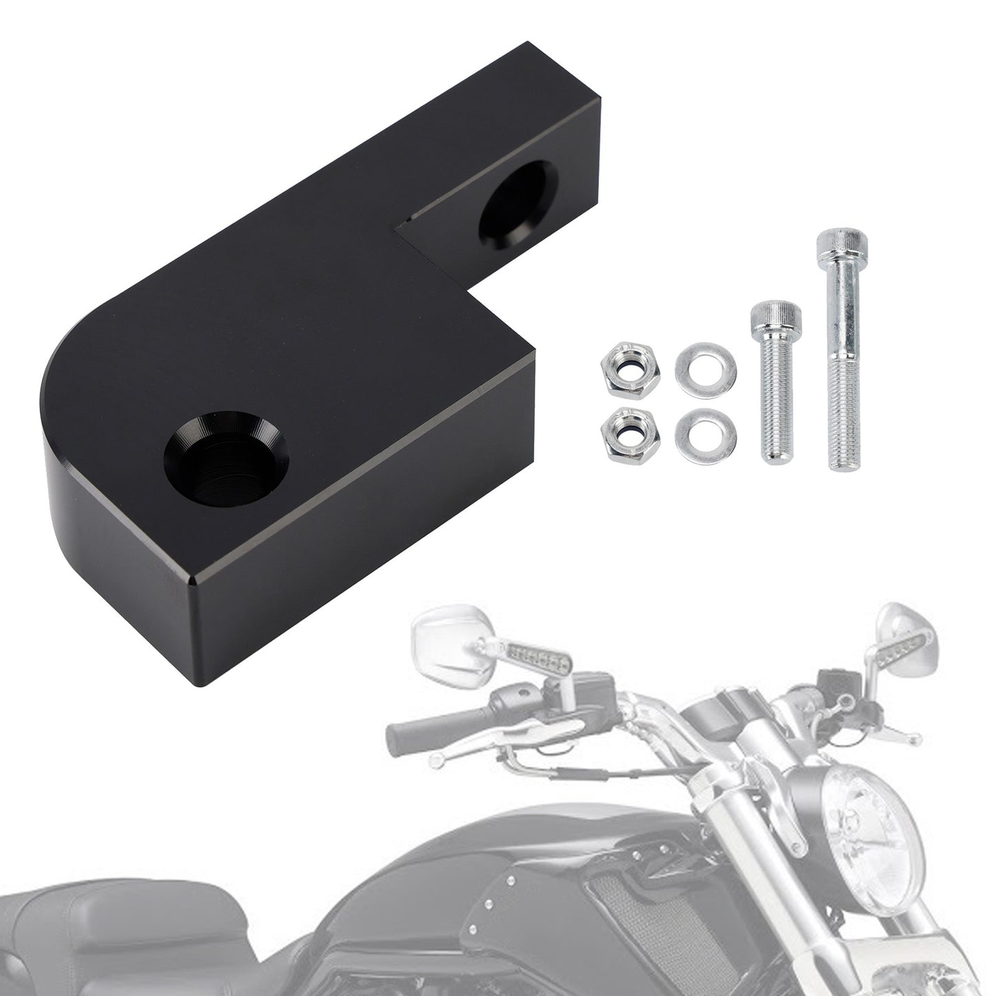 Headlight Forward Extension Bracket Mounting Block For Dyna T-Sport FXDL FXDF
