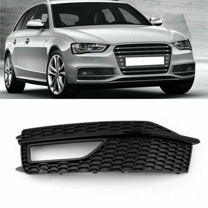 1x Left Bumper Fog Light Lamp Cover Grille Grill For Audi A4 S-line S4 13-15 USA