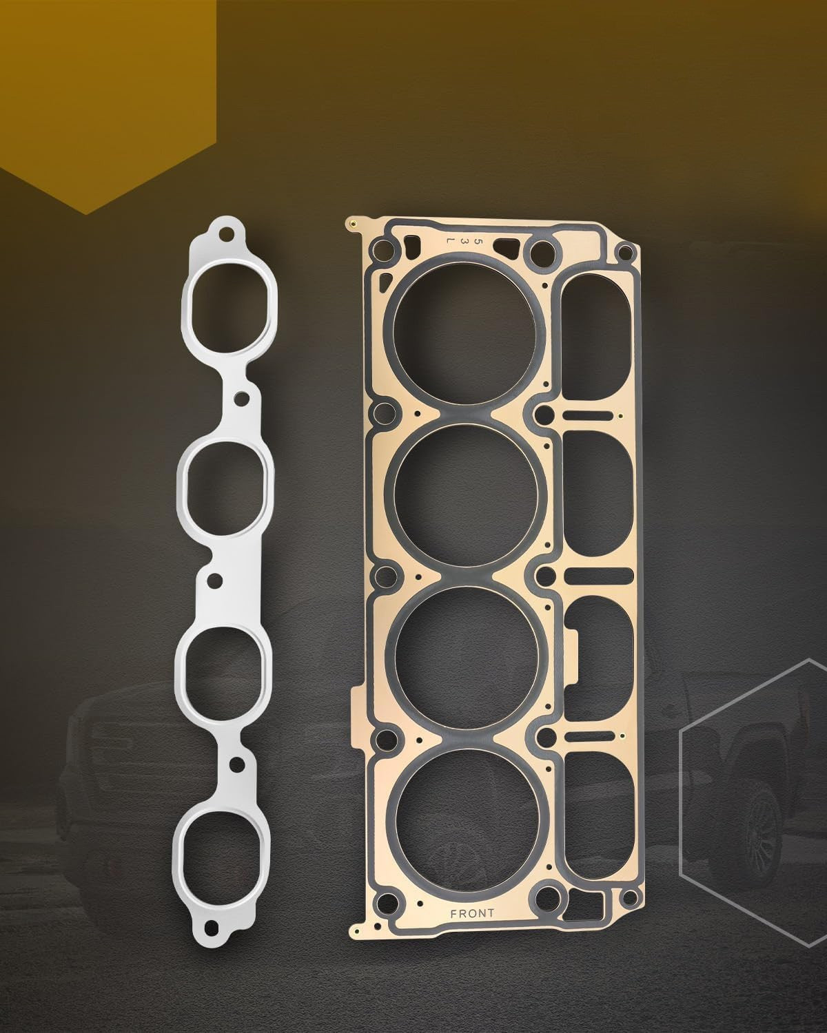 Head Gasket 5.3L w/ Cylinder Head Bolt Kit For Chevy Silverado GMC Sierra Yukon