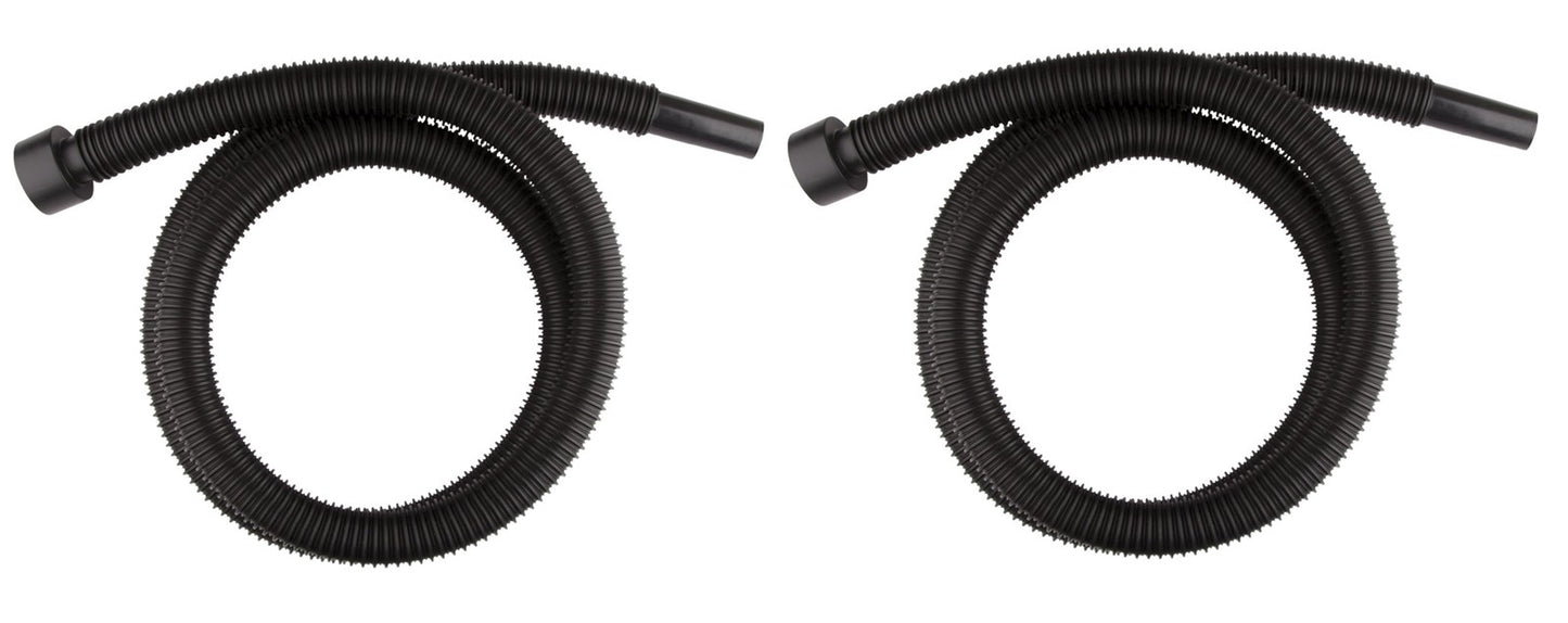 Solid Spare (2) Shop Vacuum 10FT Foot Hose fits Shop Vac, Craftsman & Ridgid Wet & Dry Vacs