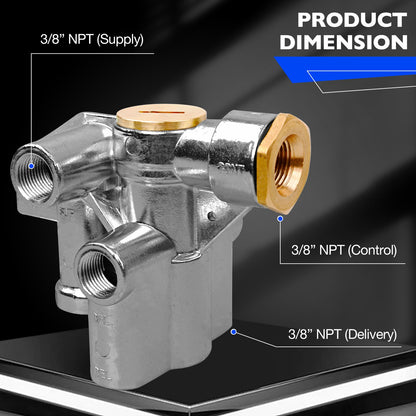 Enhanced Trailer Spring Brake Control Valve For Sealco 110800 55 PSI Brake Valve