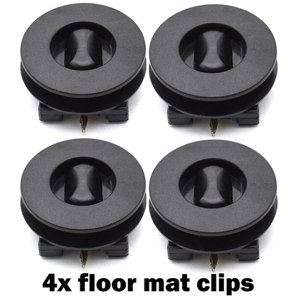 4X Car Floor Mat Clips Carpet Fixing Retainer Universal Grips Clamps Holder