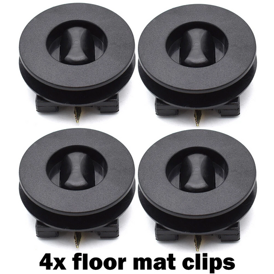 4X Car Floor Mat Clips Carpet Fixing Retainer Universal Grips Clamps Holder