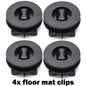 4X Car Floor Mat Clips Carpet Fixing Retainer Universal Grips Clamps Holder